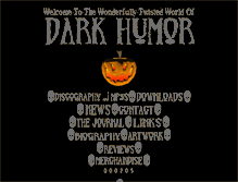 Tablet Screenshot of darkhumor.deadpuppyrecords.com